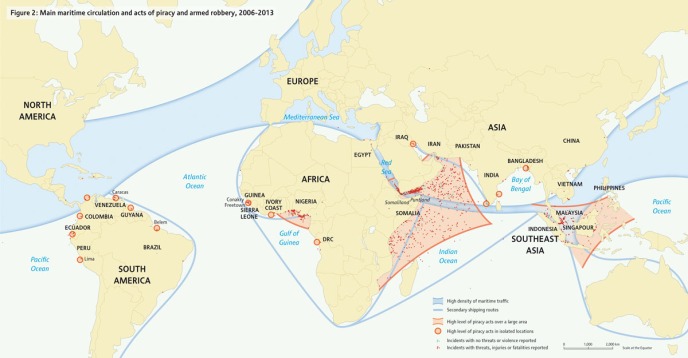 Maritime Circulation and Piracy 2006-2013